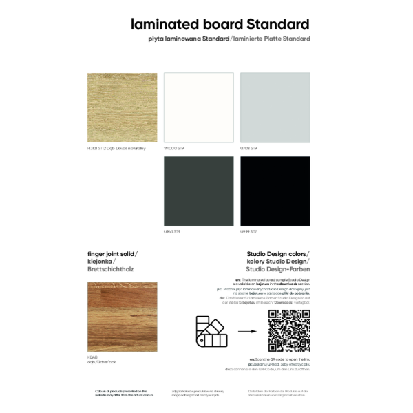 laminierte Platte Standard - sampler 2025-03